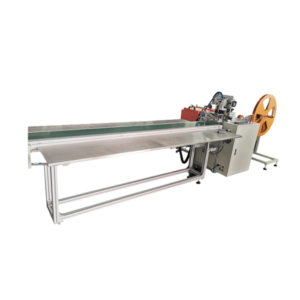 Automatic edge strip scraping machine