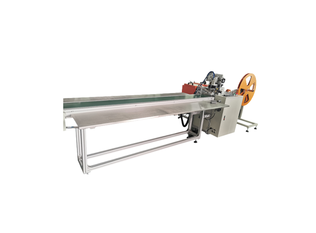 Automatic edge strip scraping machine