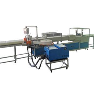 Continuous welting machine on both sides
