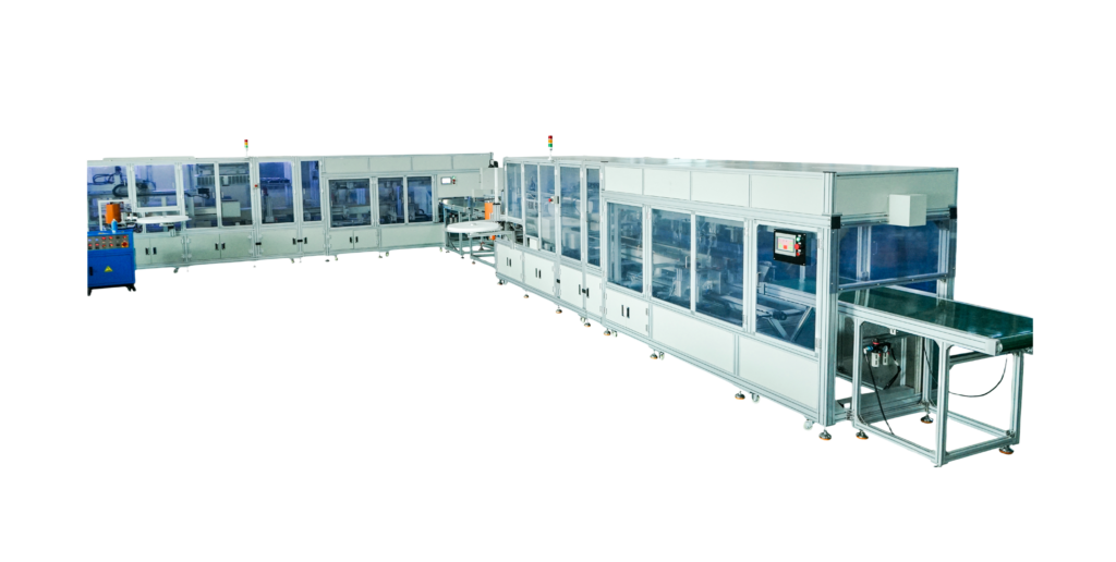 Fully automatic four-sided welt production line for automobile air conditioning filters