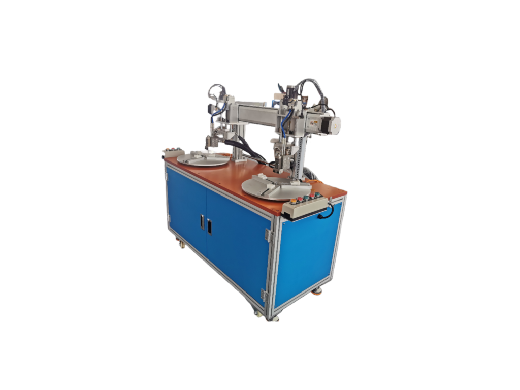 Circular dispensing machine-double station