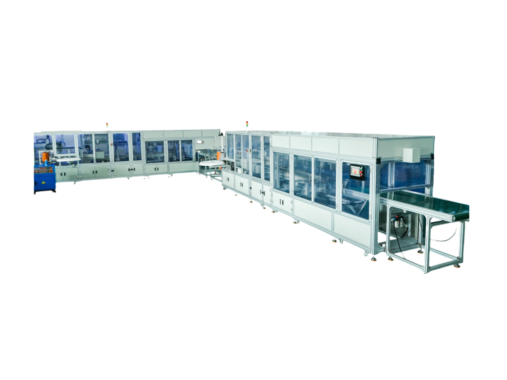 Fully automatic four-sided welt production line for automobile air conditioning filters