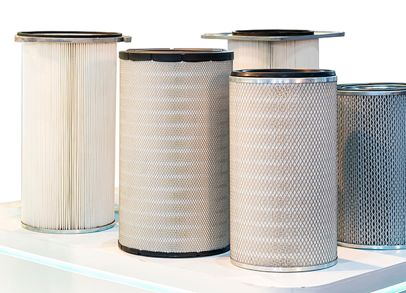 Various size and type air pleated filter paper for cleaning air