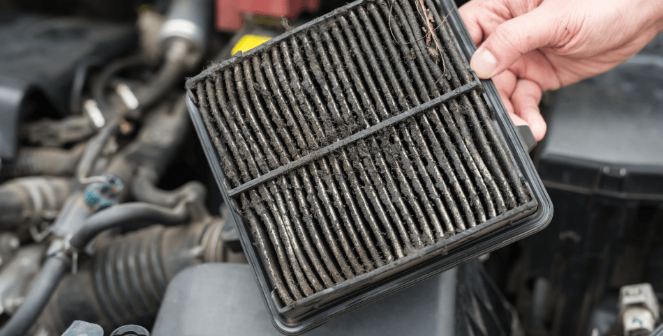 Air filter defect 1