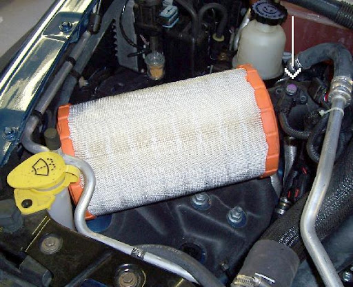 Air filter rubber line
