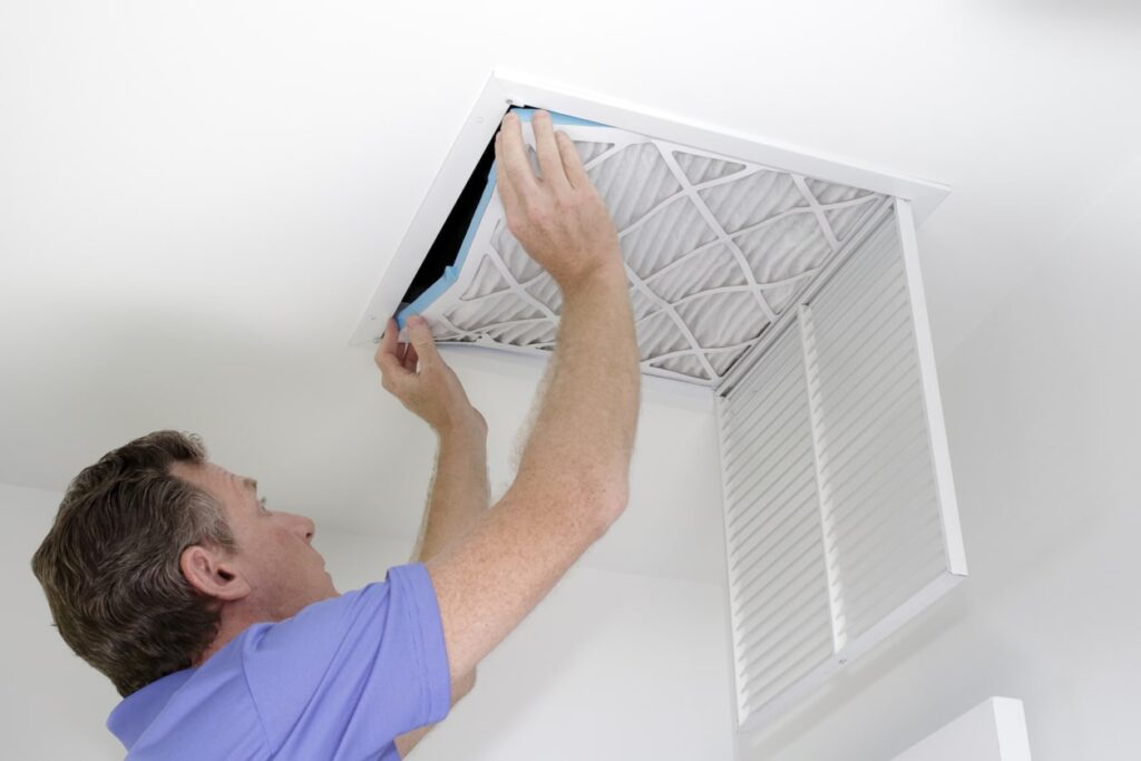 Putting In a New Air Filter