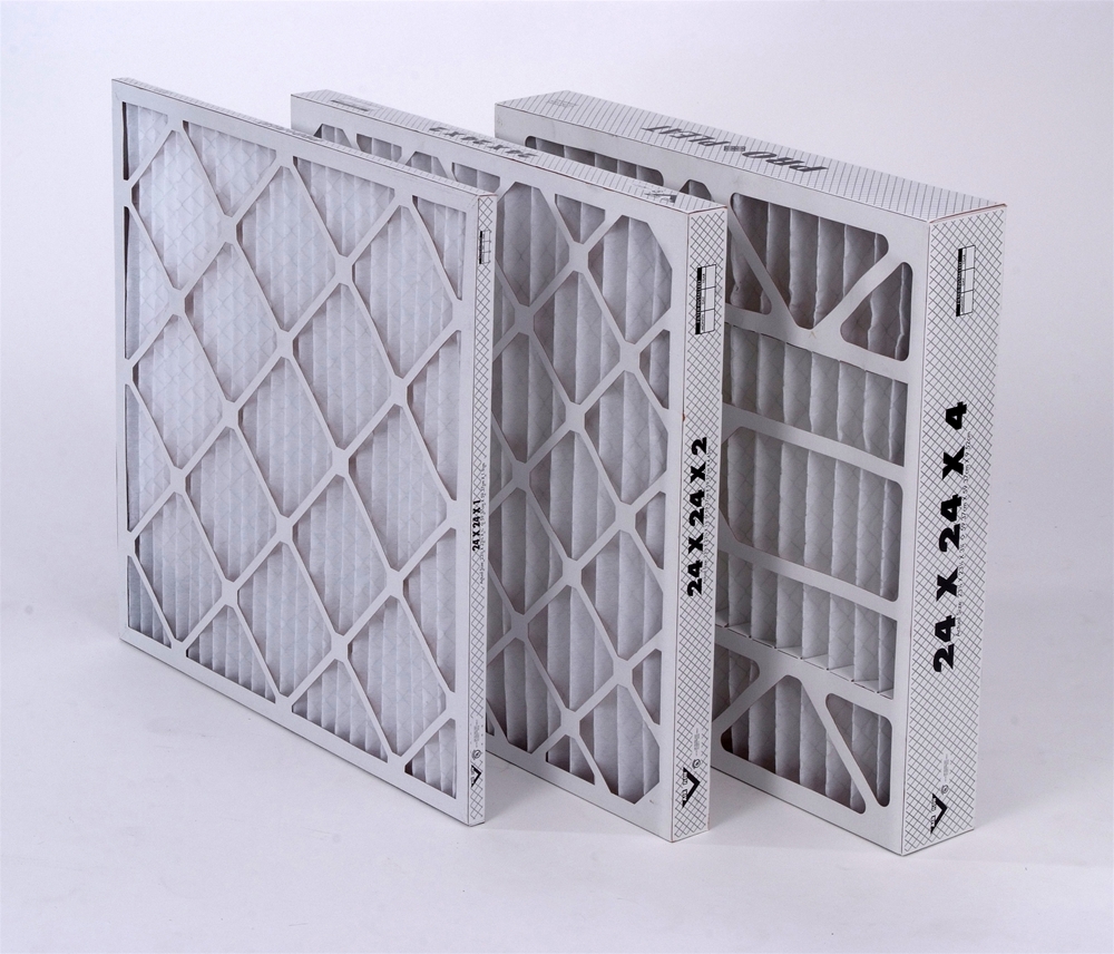 Precision pleated filters pleat pitch