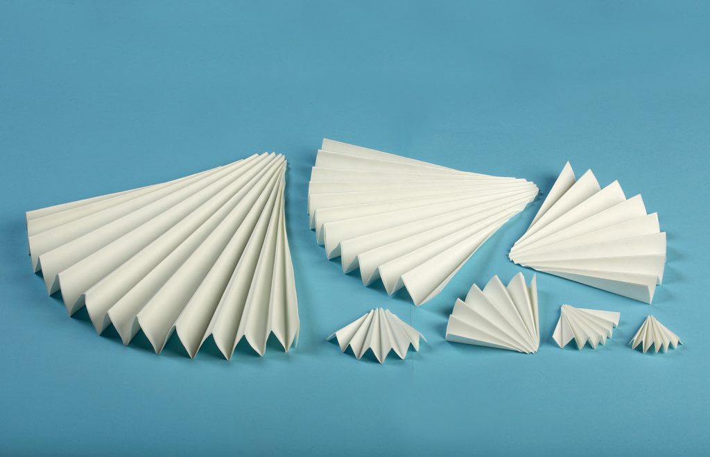 filter paper pleated