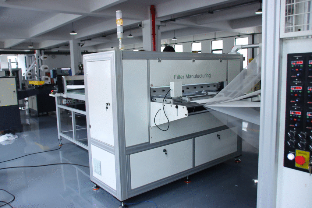 SPS-gesteuerte Faltanlage