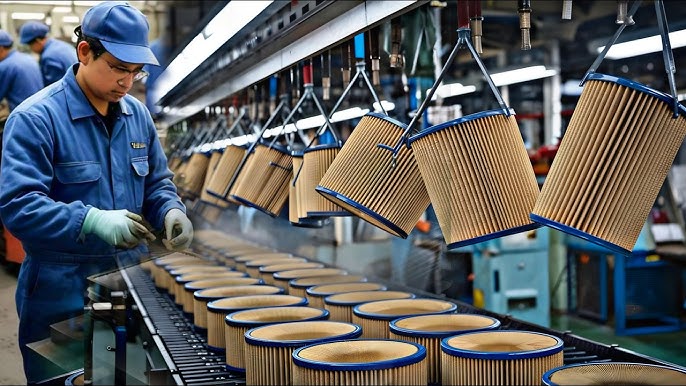 Produktionslinie für Luftfilter